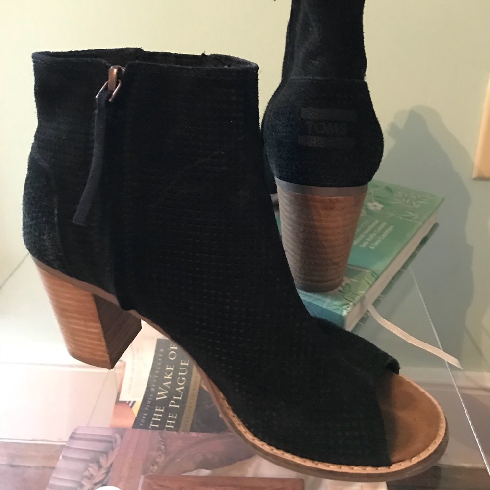 TOMS Majorca peep toe bootie